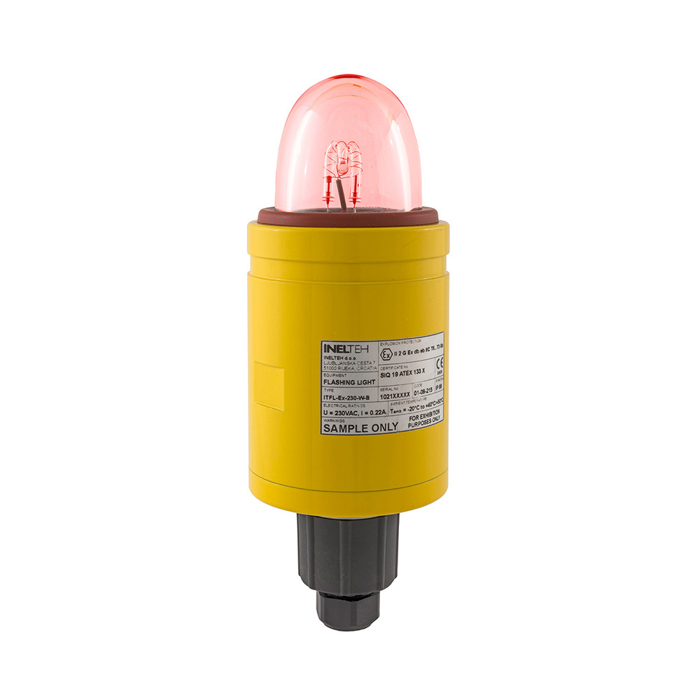 Ex Flashing light Red color from inelteh IP66